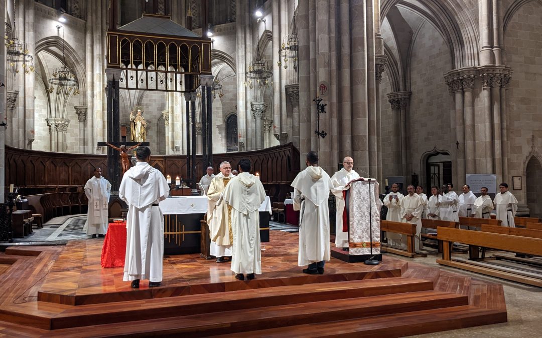 Tres nuevos lectores y acólitos en el Real Convento de Predicadores de Valencia
