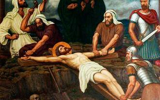 Undécima estación del Vía Crucis – Jesús es clavado en la Cruz